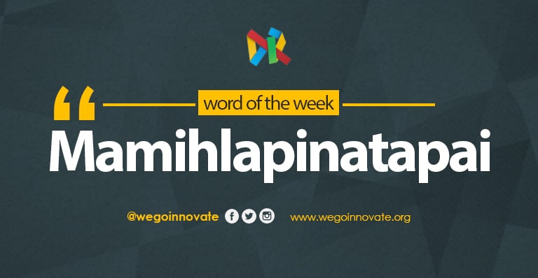 Word Of The Week - Mamihlapinatapai